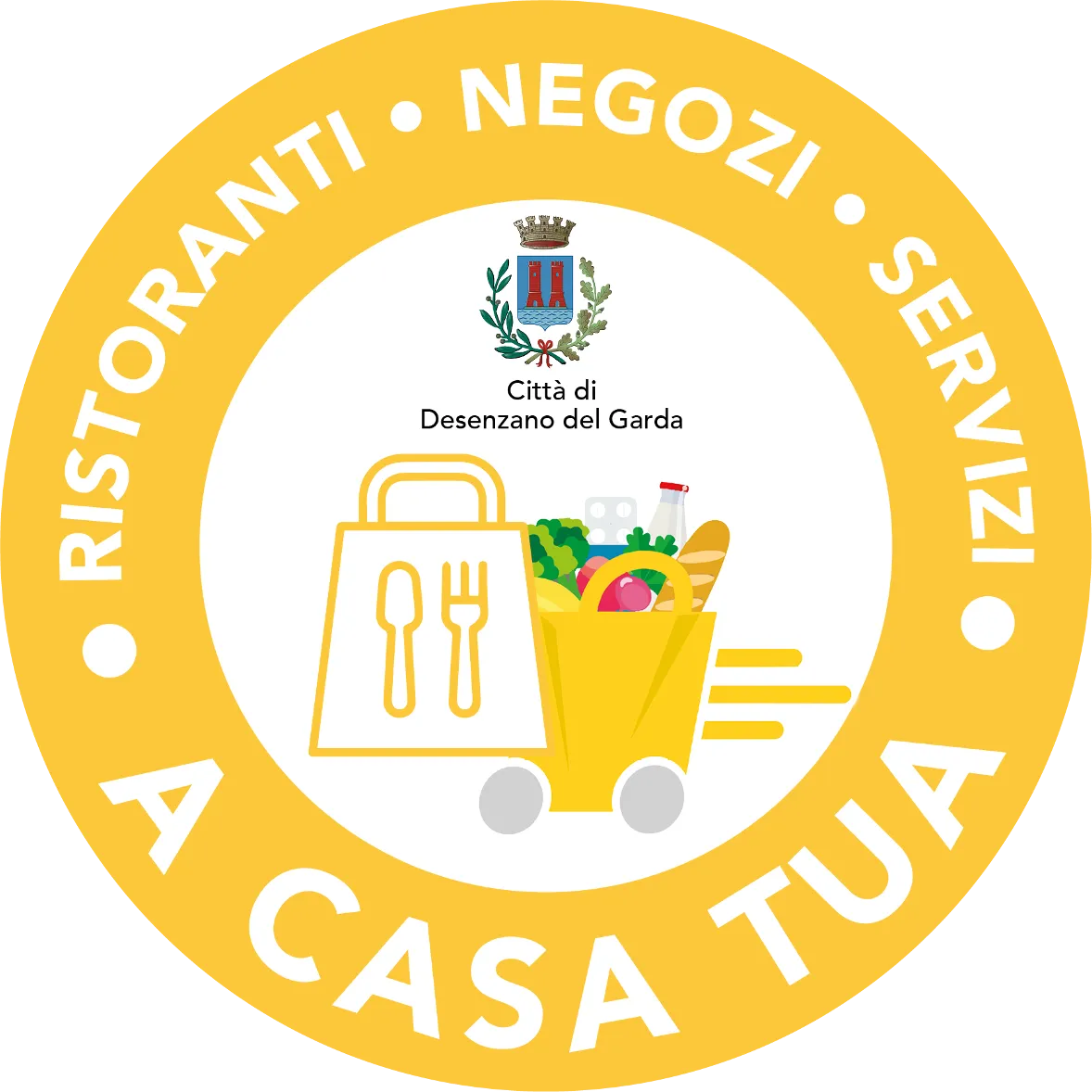 Logo comunale del progetto Negozi a Casa Tua